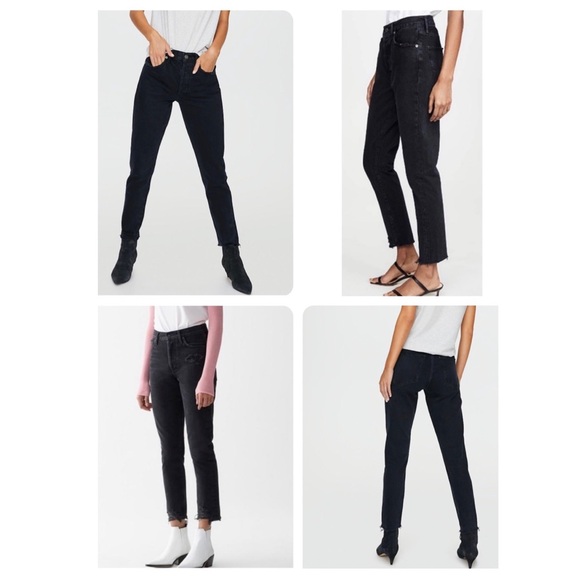 AGOLDE Jamie High Rise Classic Jeans Distressed Ankle Denim Pants Size 25 - Picture 16 of 16